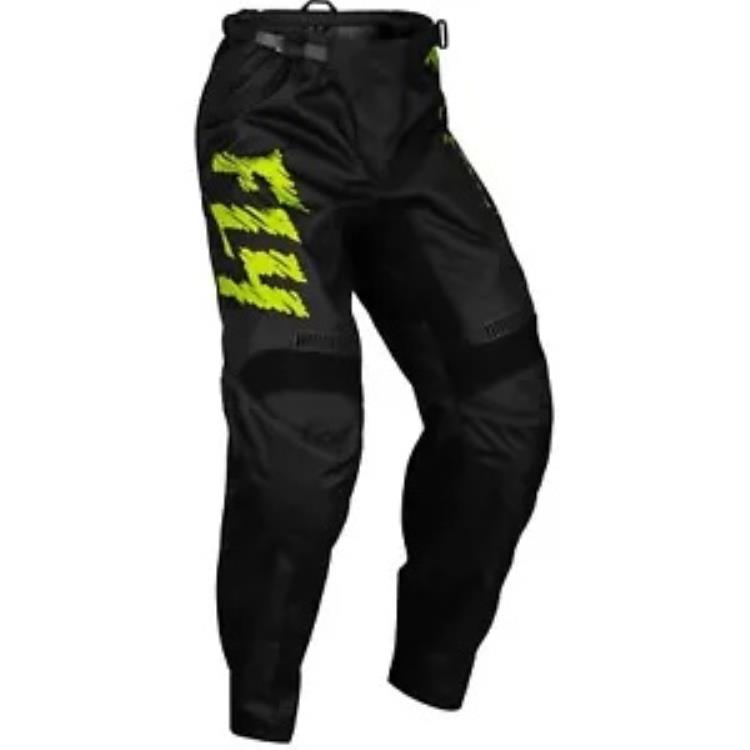 フライレーシング MX-24 YTH F-16 パンツ 2024 BLK/グリーン/GRY 18 377-23418 Fly Racing MX-24 YTH F-16 Pants 2024 BLK/Green/GRY 18 377-23418 【並行輸入品】