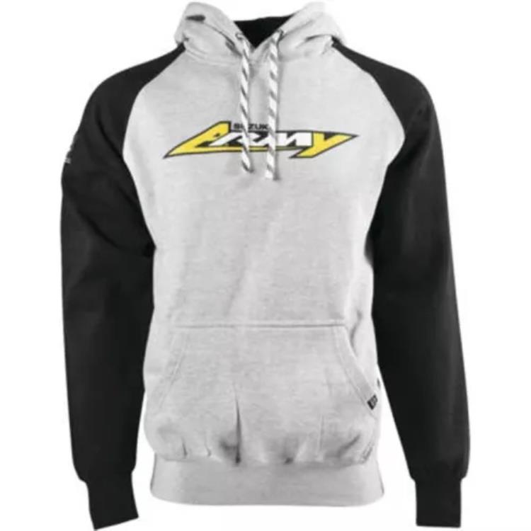 Factory Effex スズキ アーミー ロゴ パーカー - ブラック/ヘザー - 2X-Large 23-88408 Factory Effex Suzuki Army Logo Hoodie - Black/Heather - 2X-Large 23-88408 【並行輸入品】