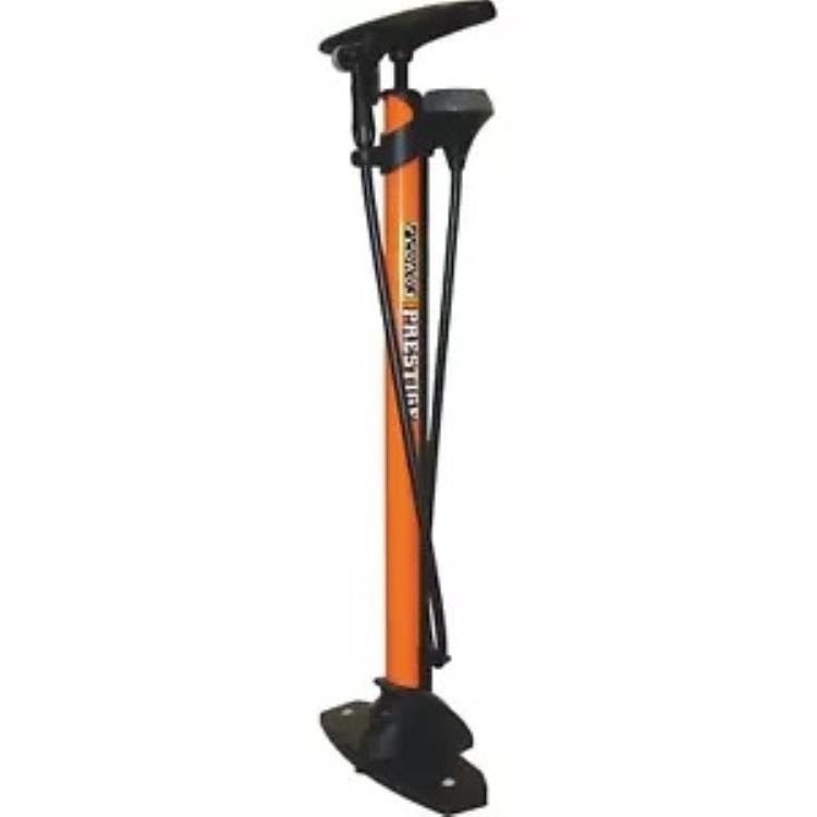 Pedro's Prestige フロア ポンプ デュアル バルブ ヘッド - 160psi - オレンジ 6450500 Pedro's Prestige Floor Pump Dual Valve Head - 160psi - Orange 6450500 【並行輸入品】