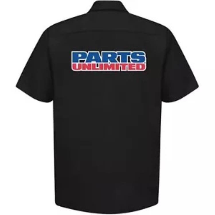 スロットル スレッド パーツ アンリミテッド ショップ シャツ - ブラック - XL PSU37S24BK_XL Throttle Threads Parts Unlimited Shop Shirt - Black - X-Large PSU37S24BK_XL 【並行輸入品】