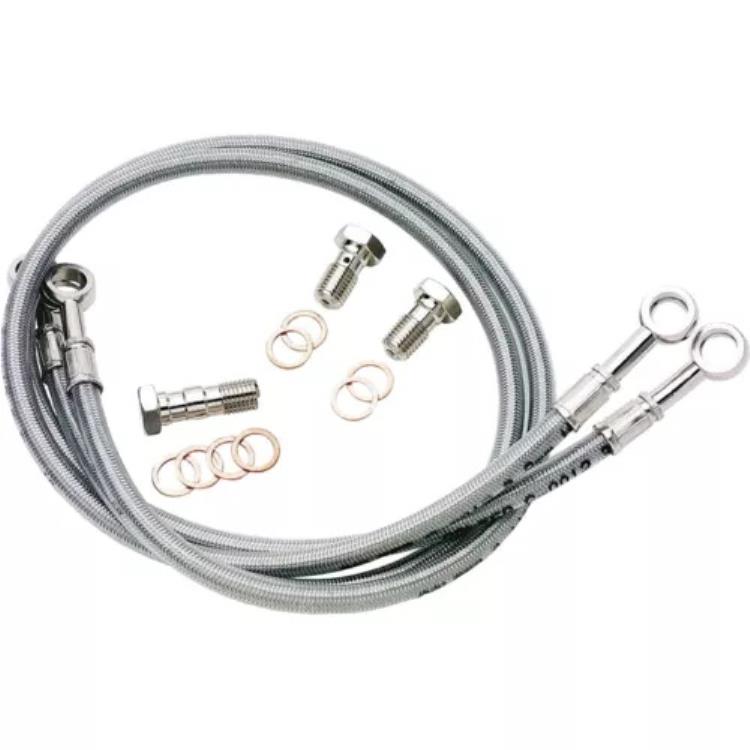 Galfer ブレーキライン リア シルバー トライアンフ D307R用 Galfer Brake Line Rear Silver for Triumph D307R 【並行輸入品】