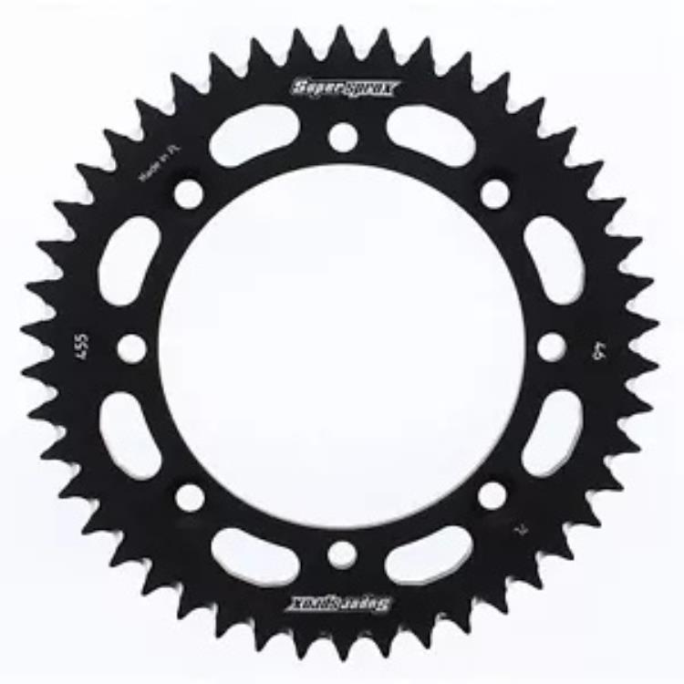 Supersprox アルミニウム スプロケット - 46 歯 - ブラック RAL-455-46-BLK Supersprox Aluminum Sprocket - 46-Tooth - Black RAL-455-46-BLK 【並行輸入品】