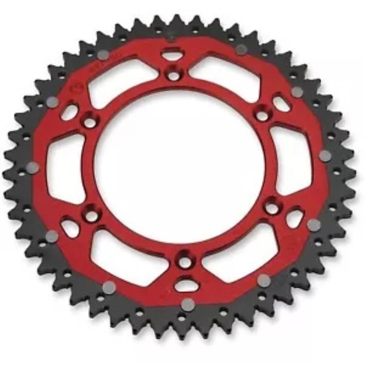 Moose Racing デュアル スプロケット MSE - レッド - 50 歯 1210-1468 Moose Racing Dual Sprocket MSE - Red - 50-Tooth 1210-1468 【並行輸入品】