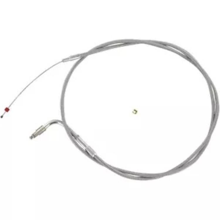 延長 6 インチ ステンレススチール スロットル ケーブル '02 ~ '07 FLTRI 102-30-30018-06 用 Extended 6\