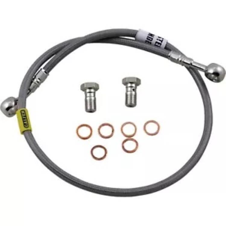 ブレーキライン - ステンレススチール スズキ 1996-2000 GSF 1200 バンディット FK003D121R Brake Line - Stainless Steel for Suzuki 1996-2000 GSF 1200 Bandit FK003D121R 【並行輸入品】