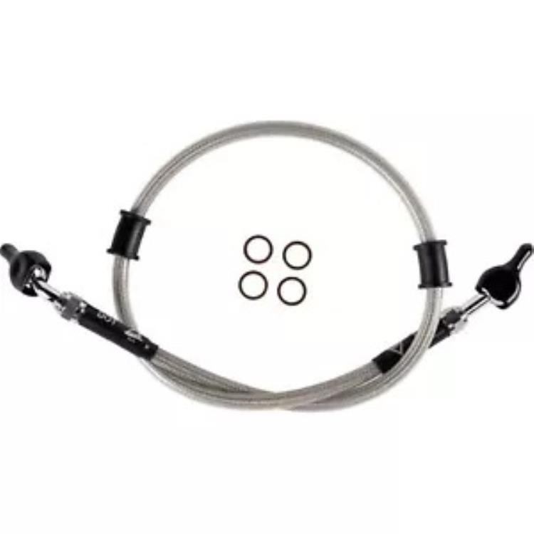 Moose Racing ブレーキライン - ステンレススチール ホンダ用 H02-1-069/P Moose Racing Brake Line - Stainless Steel for Honda H02-1-069/P 【並行輸入品】