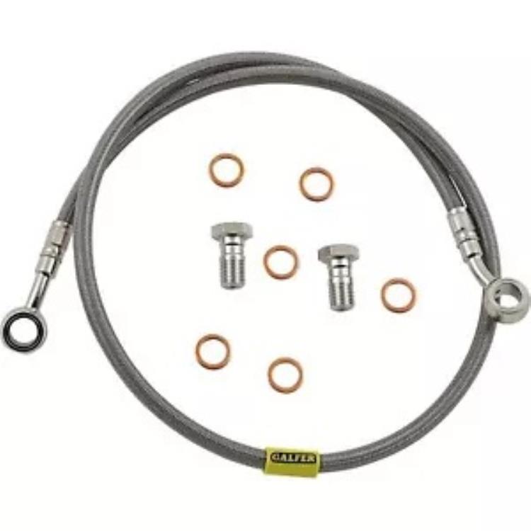 Galfer ブレーキ ライン - ステンレス鋼 FK003D249-1 Galfer Brake Line - Stainless Steel FK003D249-1 【並行輸入品】