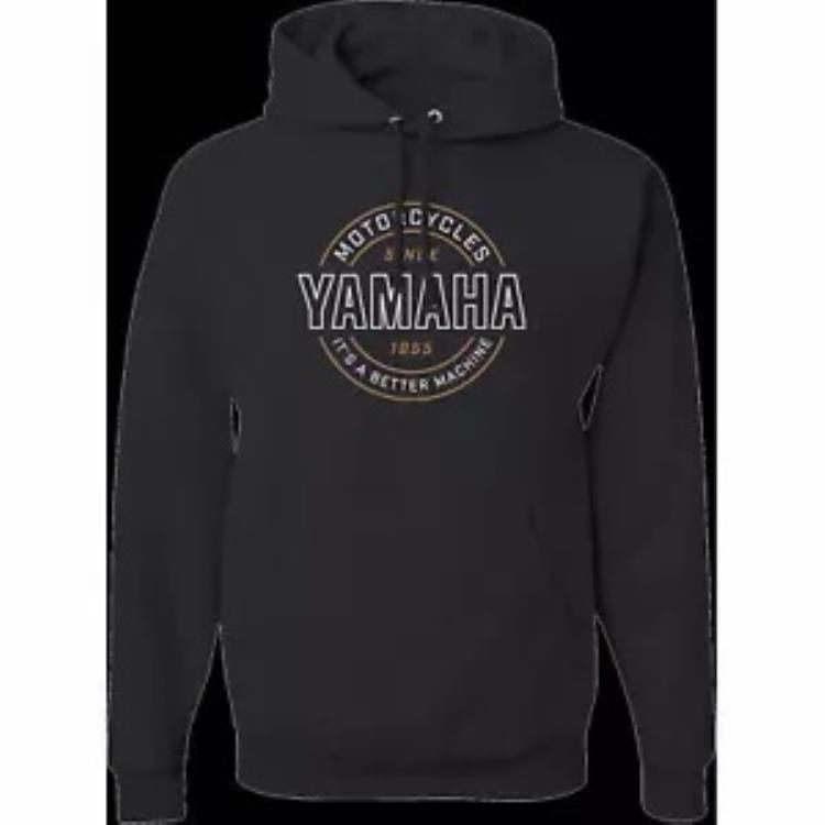 ヤマハ ベターマシン パーカー - ブラック - ミディアム NP21S-M1972-M YAMAHA BETTER MACHINE HOODIE - BLACK - MEDIUM NP21S-M1972-M 【並行輸入品】