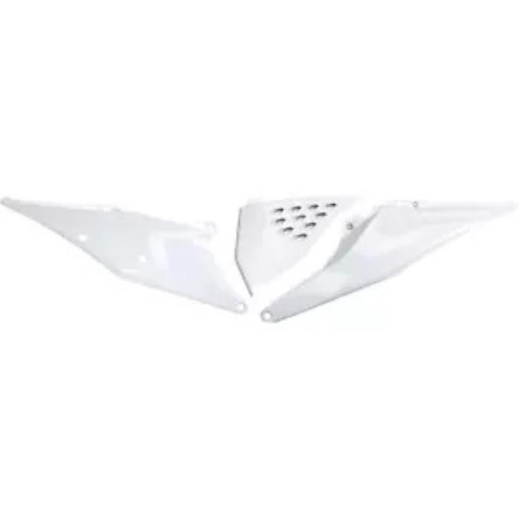 UFO プラスチック ベントサイドパネル KTM 用 - ホワイト KT05004-042 UFO Plastics Vented Side Panel for KTM- White KT05004-042 【並行輸入品】