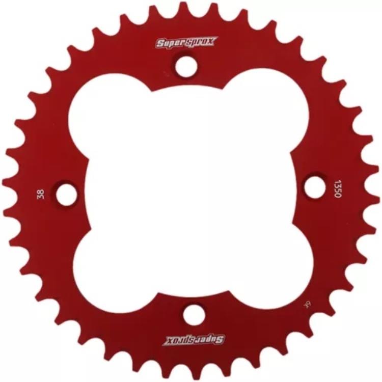 Supersprox アルミニウム スプロケット - 38 歯 - レッド RAL-1350-38-RED Supersprox Aluminum Sprocket - 38-Tooth - Red RAL-1350-38-RED 【並行輸入品】