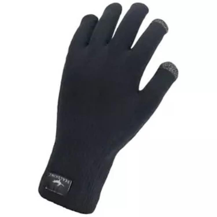 アンマー 防水ニット フルフィンガー グローブ - ブラック - M 12123082000120 Anmer Waterproof Knit Full Finger Gloves - Black - Medium 12123082000120 【並行輸入品】