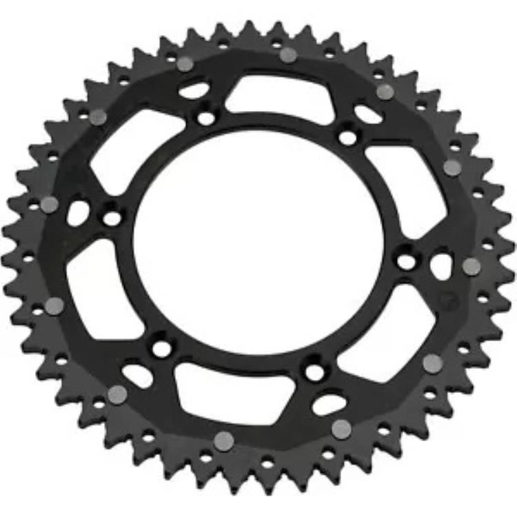 Moose Racing デュアル スプロケット MSE - ブラック - 48 歯 1210-1508 Moose Racing Dual Sprocket MSE - Black - 48-Tooth 1210-1508 【並行輸入品】