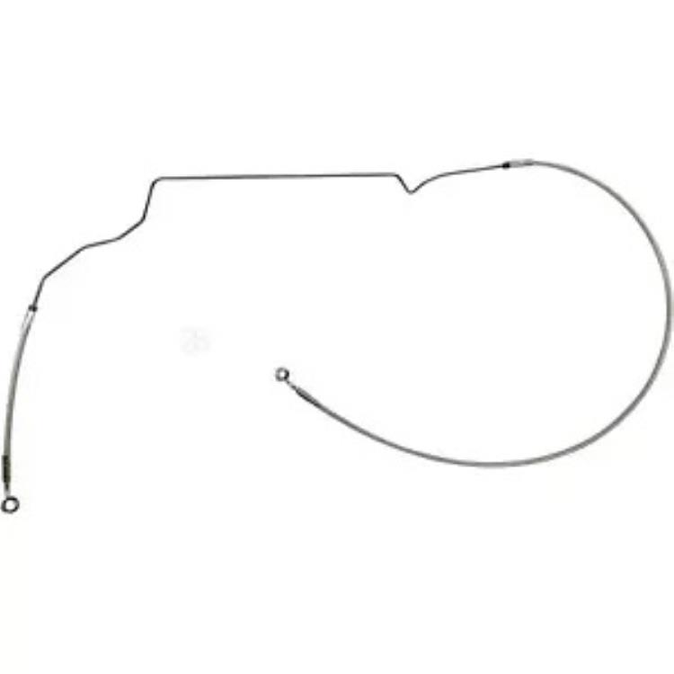 マグナム ブレーキ ライン - アッパー - インド SSC1419-35 用ステンレススチール/クローム Magnum Brake Line - Upper - Stainless Steel/Chrome for Indian SSC1419-35 【並行輸入品】