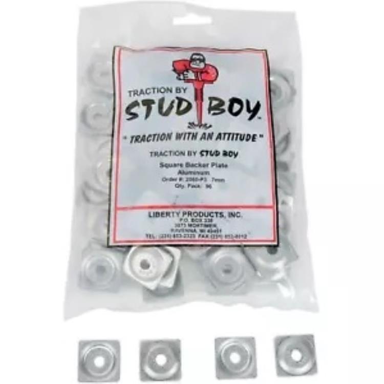 スタッドボーイバッカープレート - アルミニウム - 7mm - 96 個/パック 2060-P3 Stud Boy Backer Plates - Aluminum - 7mm - 96/Pack 2060-P3 【並行輸入品】