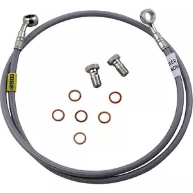 ブレーキライン - ステンレススチール ヤマハ TW 200 フロント: 2003-2015 FK003D731-1 Brake Line - Stainless Steel for Yamaha TW 200 Front: 2003-2015 FK003D731-1 【並行輸入品】
