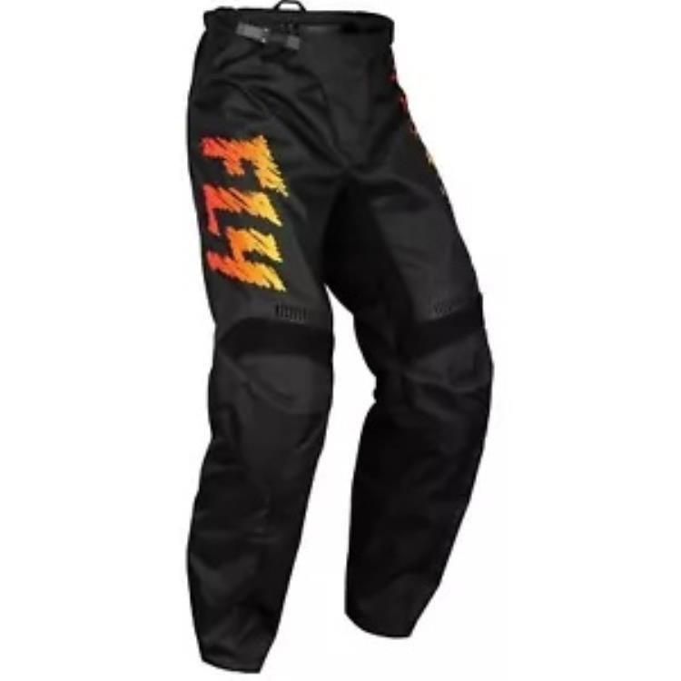 フライ レーシング ユース F-16 パンツ - ブラック/イエロー/オレンジ - US サイズ 26 377-23126 Fly Racing Youth F-16 Pants - Black/Yellow/Orange - US Size 26 377-23126 【並行輸入品】