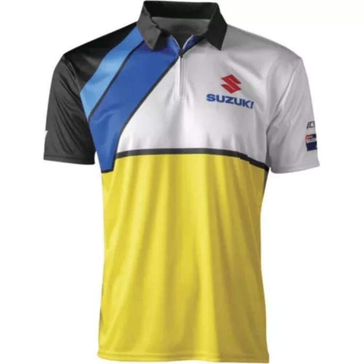 Factory Effex スズキ チーム ピット シャツ - ホワイト/イエロー - 2XL 23-85408 Factory Effex Suzuki Team Pit Shirt - White/Yellow - 2XL 23-85408 【並行輸入品】