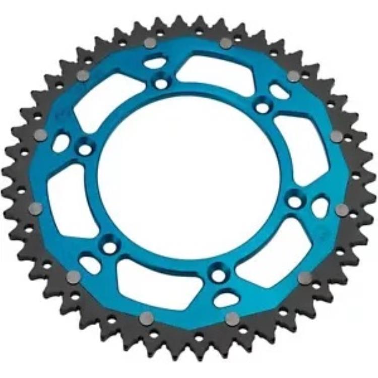 Moose Racing デュアル スプロケット MSE - ブルー - 51 歯 1210-1486 Moose Racing Dual Sprocket MSE - Blue - 51-Tooth 1210-1486 【並行輸入品】