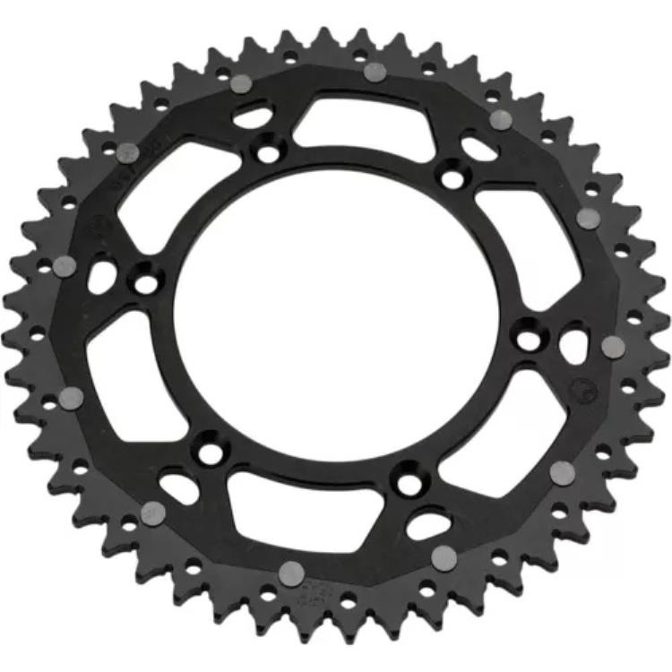 Moose Racing デュアル スプロケット MSE - ブラック - 48 歯 1210-1460 Moose Racing Dual Sprocket MSE - Black - 48-Tooth 1210-1460 【並行輸入品】