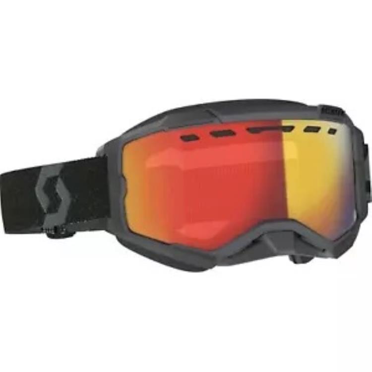 Fury Snow Cross ゴーグル - ブラック、エンハンサー レッド クローム レンズ付き 278605-0001312 Fury Snow Cross Goggles - Black with Enhancer Red Chrome Lens 278605-0001312 【並行輸入品】
