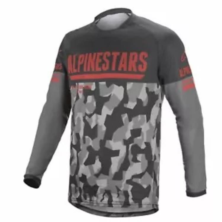 アルパインスターズ ベンチャー R ジャージ グレー カモ/レッド フルオ ラージ 3763019-9133-L ALPINESTARS VENTURE R JERSEY GREY CAMO/RED FLUO LARGE 3763019-9133-L 【並行輸入品】
