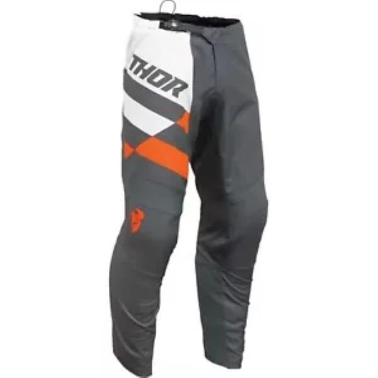 トール MX-24 YTH セクター チェッカー パンツ 2024 Char/ORG 28 2903-2432 Thor MX-24 YTH Sector Checker Pants 2024 Char/ORG 28 2903-2432 【並行輸入品】