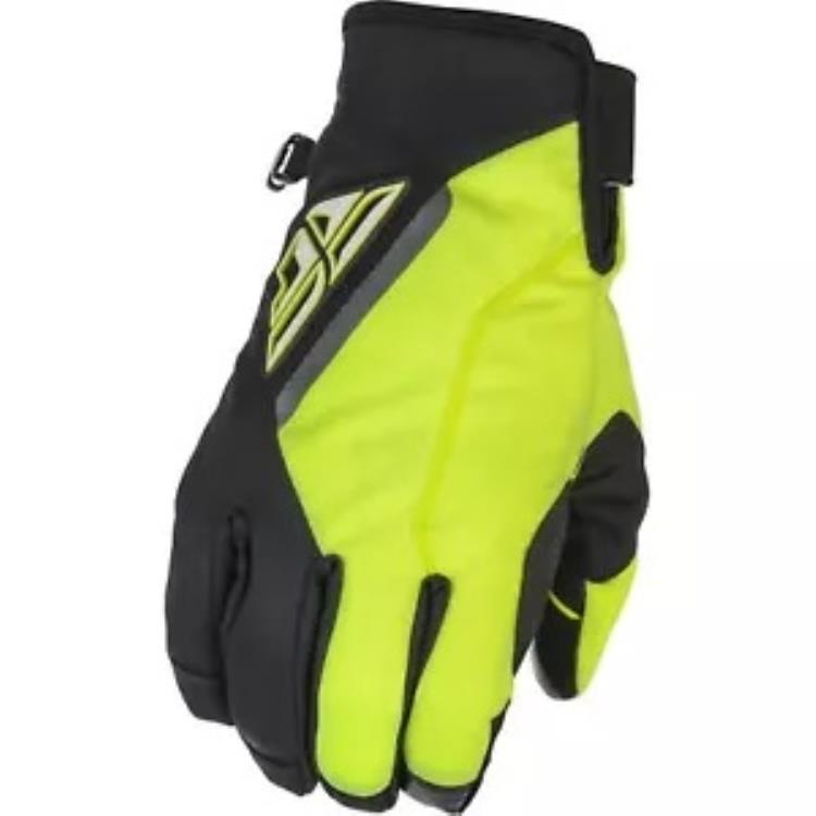 フライ レーシング タイトル グローブ、ブラック/ハイビズ サイズ 07 371-05207 Fly Racing Title Gloves, Black/Hi-Vis Size 07 371-05207 【並行輸入品】