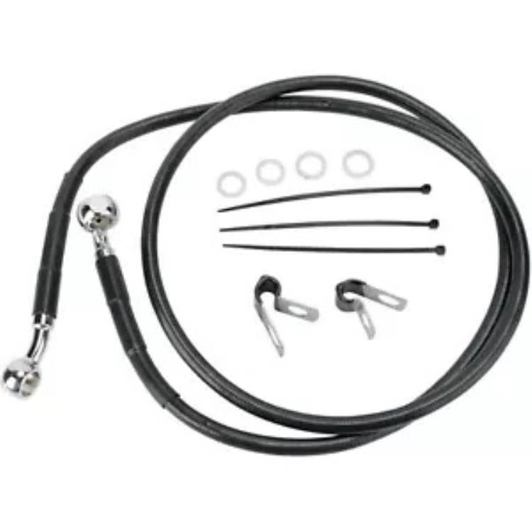 Drag Specialty +10 インチ ブレーキ ライン - フロント - 99-07ST 1741-2549 Drag Specialties +10\