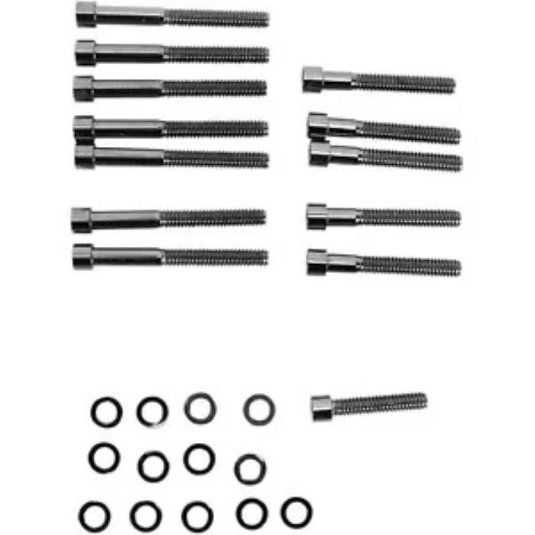 ドラッグスペシャリティーズ ボルトキット カムシャフトカバー スムース 2401-0577 Drag Specialties Bolt Kit Camshaft Cover Smooth 2401-0577 【並行輸入品】