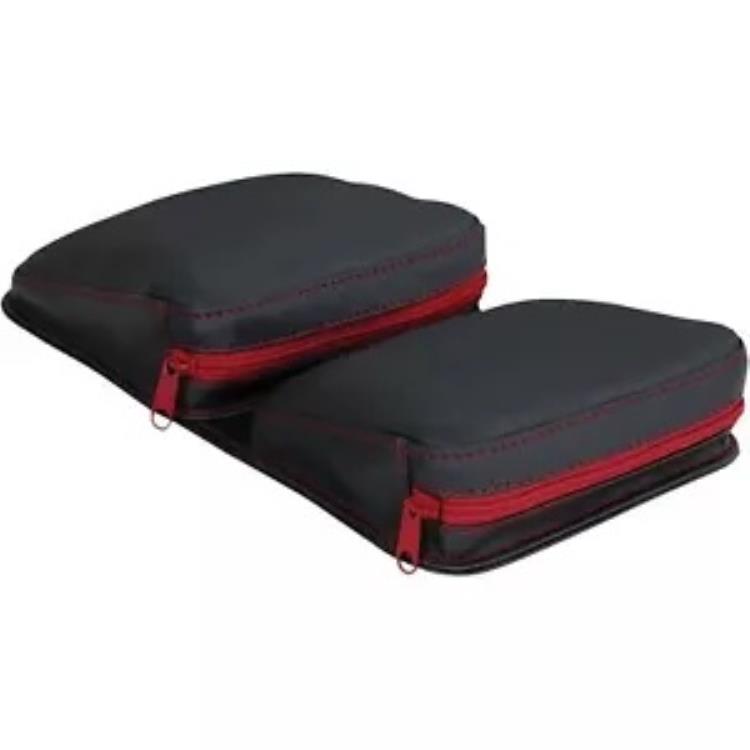 ショー クローム ダッシュ ポーチ ポラリス スリングショット用 - ブラック レッド ジッパー付き H44-4ZRED Show Chrome Dash Pouch for Polaris Slingshot - Black with Red Zipper H44-4ZRED 【並行輸入品】
