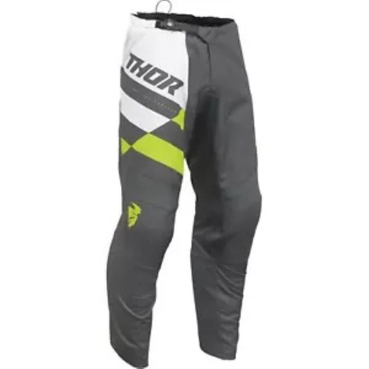 トール MX-24 YTH セクターチェッカーパンツ 2024 GRY/グリーン 20 2903-2434 Thor MX-24 YTH Sector Checker Pants 2024 GRY/Green 20 2903-2434 【並行輸入品】
