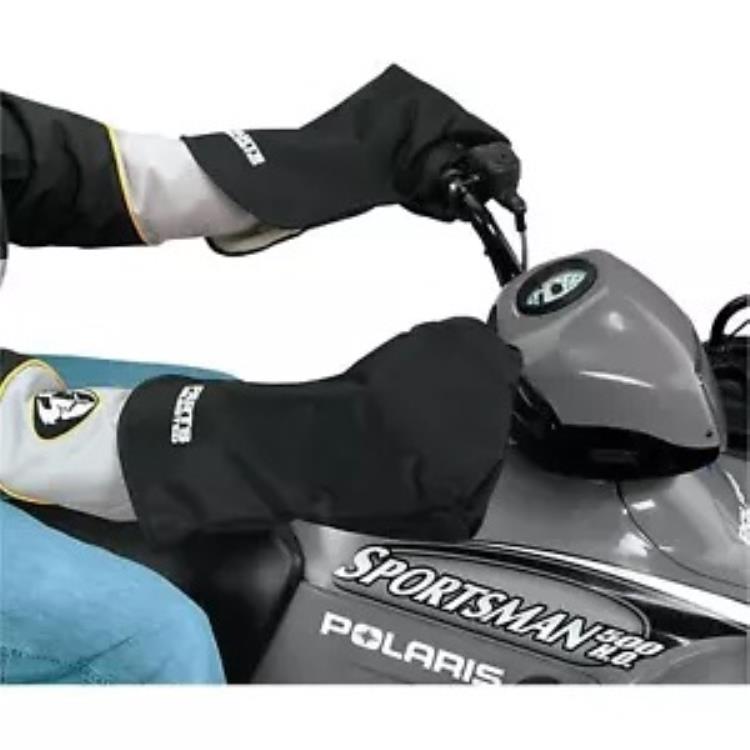 Parts Unlimited デラックス スノー パウ - ブラック - ペア BG-0080 Parts Unlimited Deluxe Snow Paw - Black - Pair BG-0080 【並行輸入品】