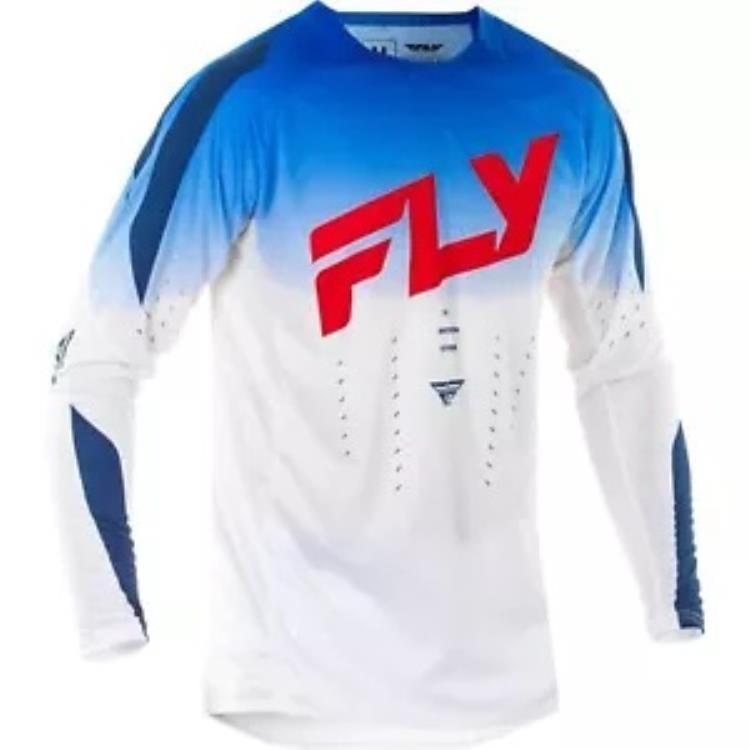 フライ レーシング エボリューション DST ジャージ - レッド/ホワイト/ブルー - S 378-123S Fly Racing Evolution DST Jersey - Red/White/Blue - Small 378-123S 【並行輸入品】