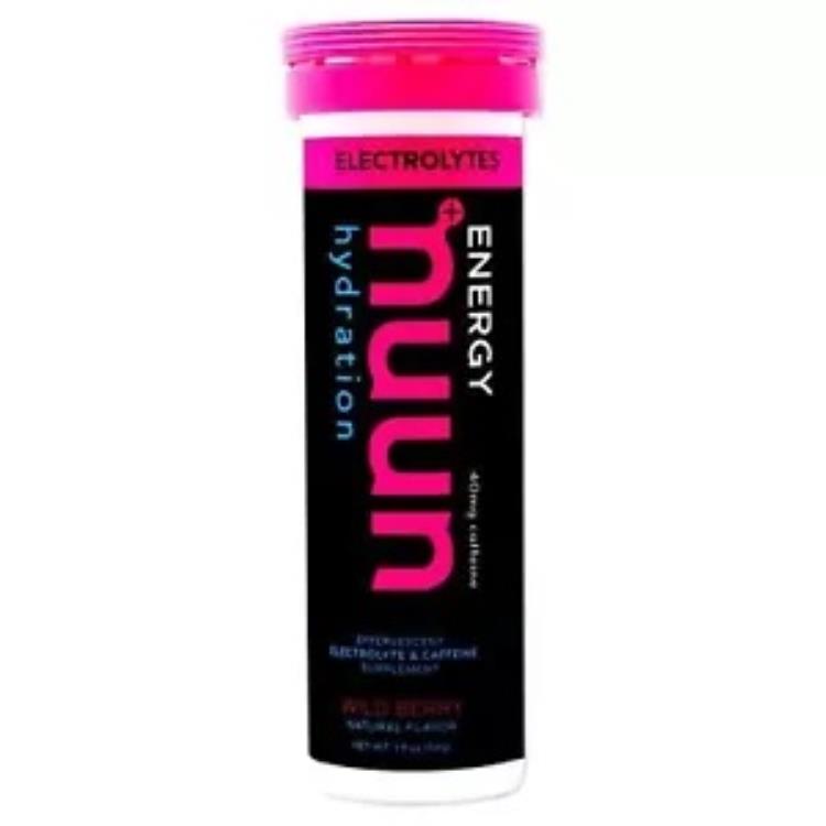 Nuun 電解質 カフェイン入りドリンクミックス - ワイルドベリー - 8 個入りボックス 840336-01 Nuun Electrolytes with Caffeine Drink Mix - Wild Berry - Box of 8 840336-01 【並行輸入品】