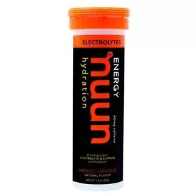 Nuun 電解質 カフェイン入りドリンクミックス - オレンジ/マンゴー 840336-04 Nuun Electrolytes with Caffeine Drink Mix - Orange/Mango 840336-04 【並行輸入品】