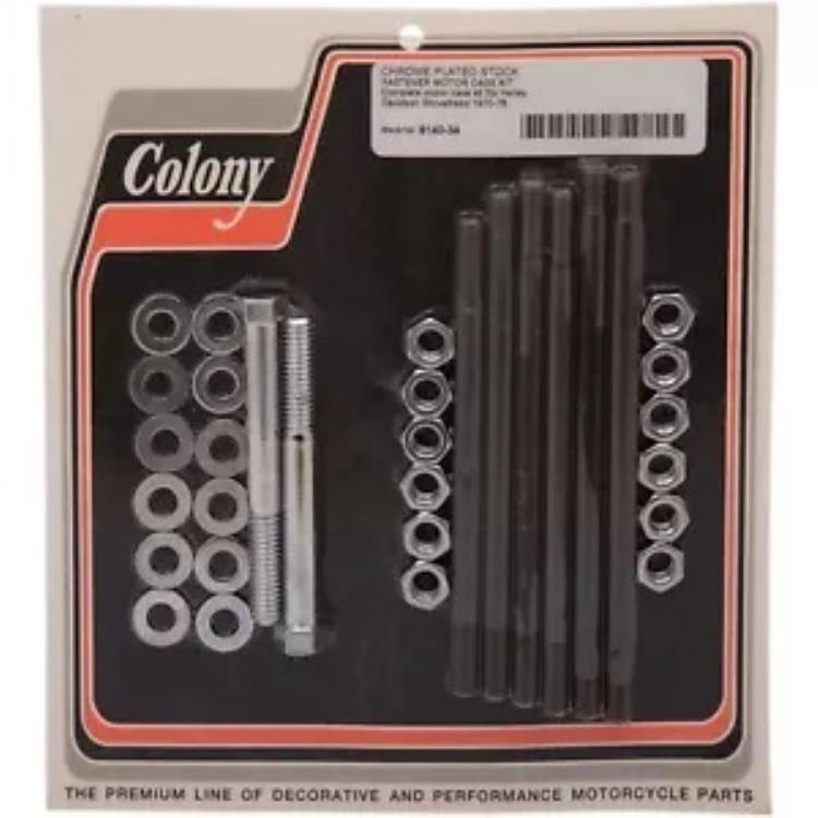 コロニーマシン モーターケース スタッド 70-78 ビッグツイン 8140-34 Colony Machine Motor Case Studs 70-78 Big Twin 8140-34 【並行輸入品】