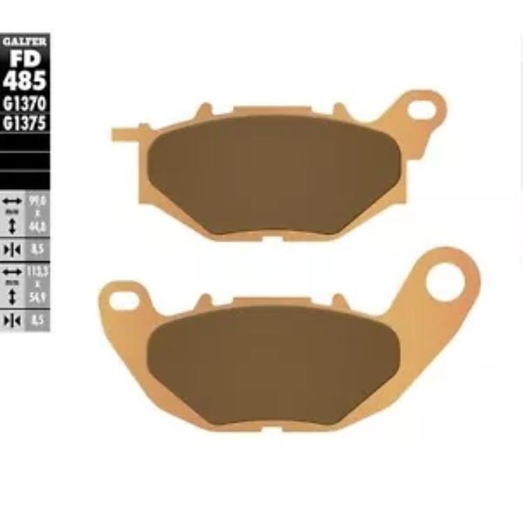 Galfer ブレーキパッド 焼結セラミック FD485G1375 Galfer Brake Pads Sintered Ceramic FD485G1375 【並行輸入品】