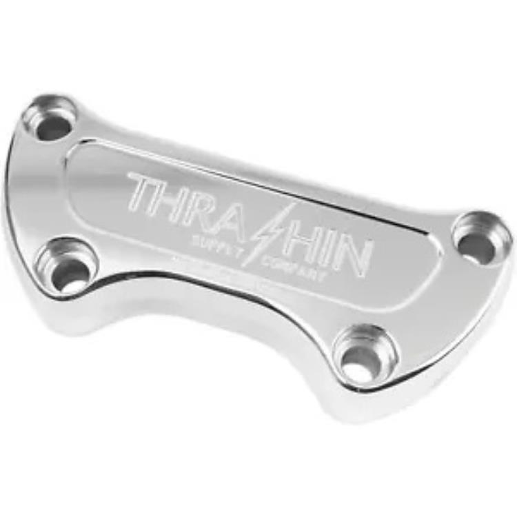 Thrashin Supply Company ハンドルバー クランプ - ポリッシュ TSC-2800-2 Thrashin Supply Company Handlebar Clamp - Polished TSC-2800-2 【並行輸入品】