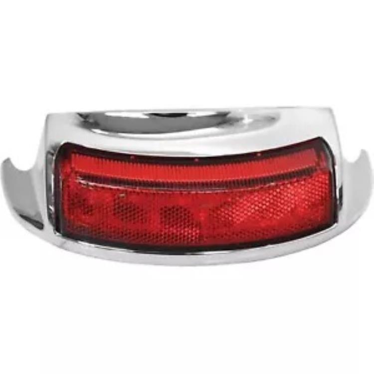 ハードドライブ リア フェンダー チップ LED ライト レッド レンズ F51-0645R Harddrive Rear Fender Tip Led Light Red Lens F51-0645R 【並行輸入品】