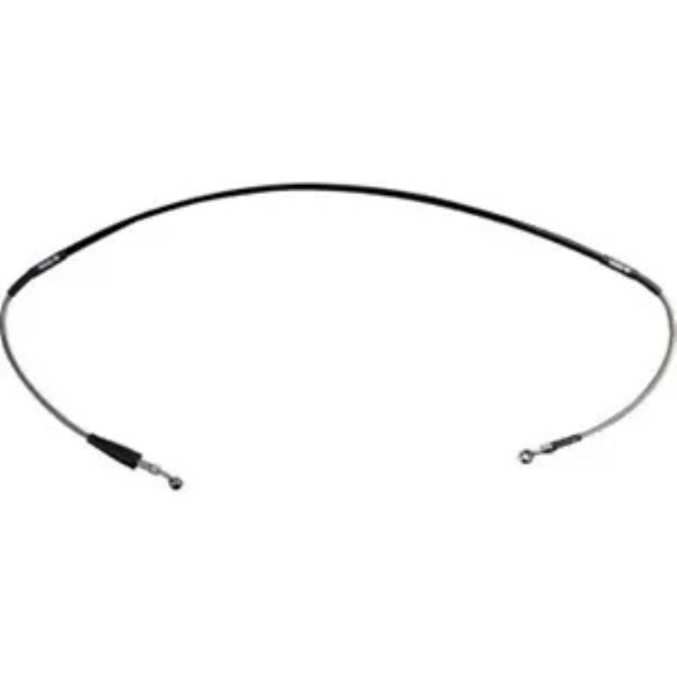 Moose Racing ブレイド ブレーキ ライン - ステンレススチール H01-1-015/P Moose Racing Braided Brake Line - Stainless Steel H01-1-015/P 【並行輸入品】