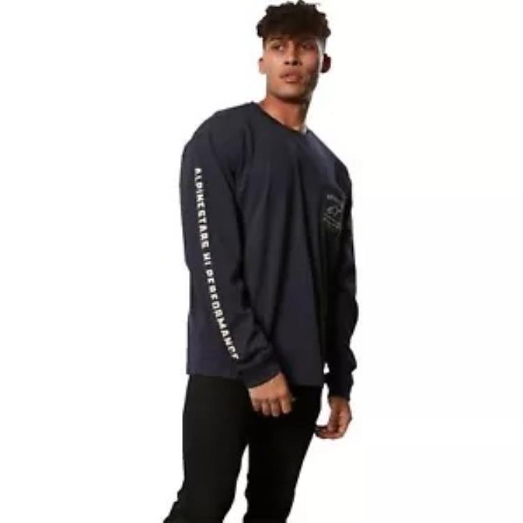 Alpinestars REP 長袖 T シャツ - ダークネイビー - M 123371400701M Alpinestars REP Long-Sleeve T-Shirt - Dark Navy - Medium 123371400701M 【並行輸入品】