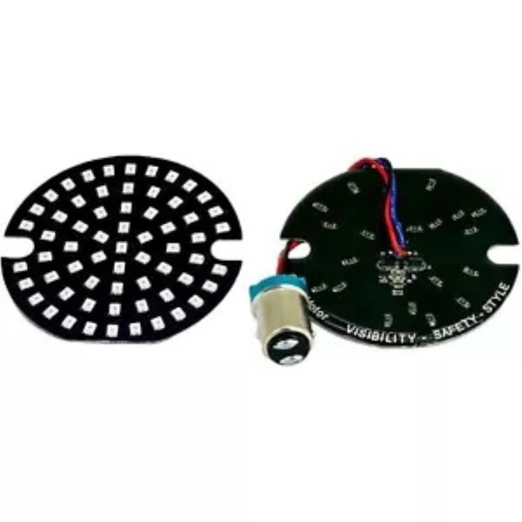 Cyron ライティング ターン シグナル LED インサート パンケーキ 3 インチ AC11F 1157 アンバー AC1157PFA Cyron Lighting Turn Signal LED Inserts Pancake 3\