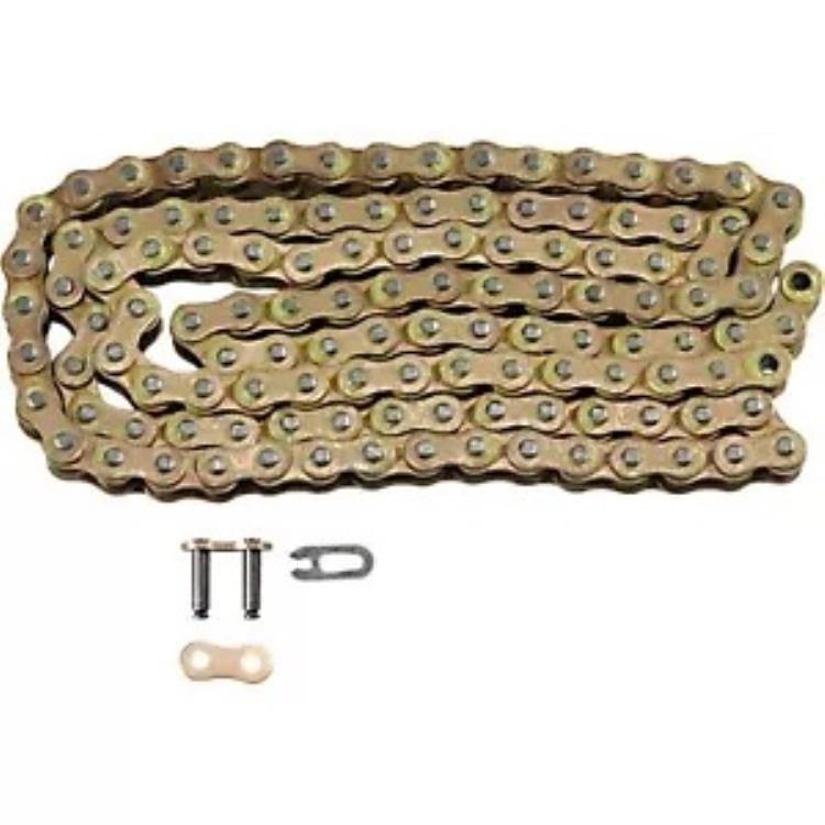 EK 428 SHDR - モトクロス シリーズ チェーン - ゴールド - 120 リンク 428SHDR-120G EK 428 SHDR - Motocross Series Chain - Gold - 120 Links 428SHDR-120G 【並行輸入品】