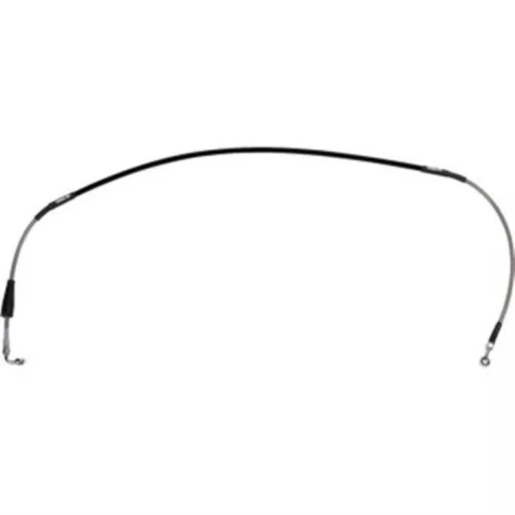 Moose Racing ブレイド ブレーキ ライン - ステンレススチール H01-1-022/P Moose Racing Braided Brake Line - Stainless Steel H01-1-022/P 【並行輸入品】