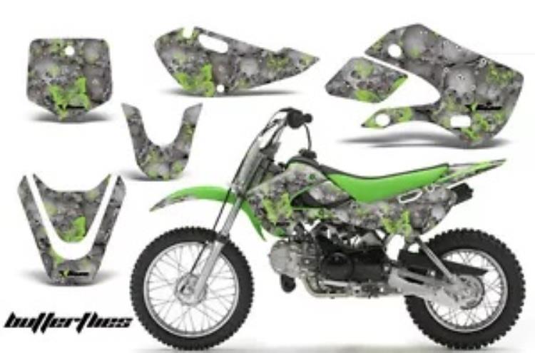 ダートバイクグラフィックキットデカールラップスズキ DRZ110 RM65 2002-2009 BTTRFLY G S Dirt Bike Graphics Kit Decal Wrap For Suzuki DRZ110 RM65 2002-2009 BTTRFLY G S 【並行輸入品】