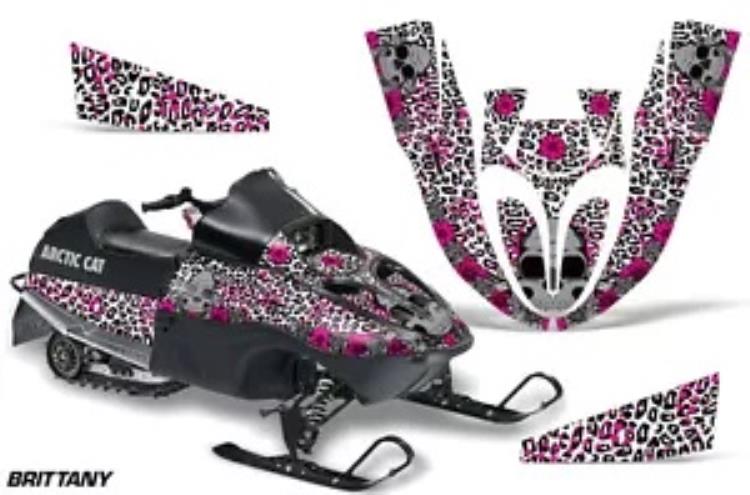 スノーモービル グラフィック キット デカール ステッカー Arctic Cat Sno Pro 120 BRITTANY用 Snowmobile Graphics Kit Decal Sticker For Arctic Cat Sno Pro 120 BRITTANY 【並行輸入品】