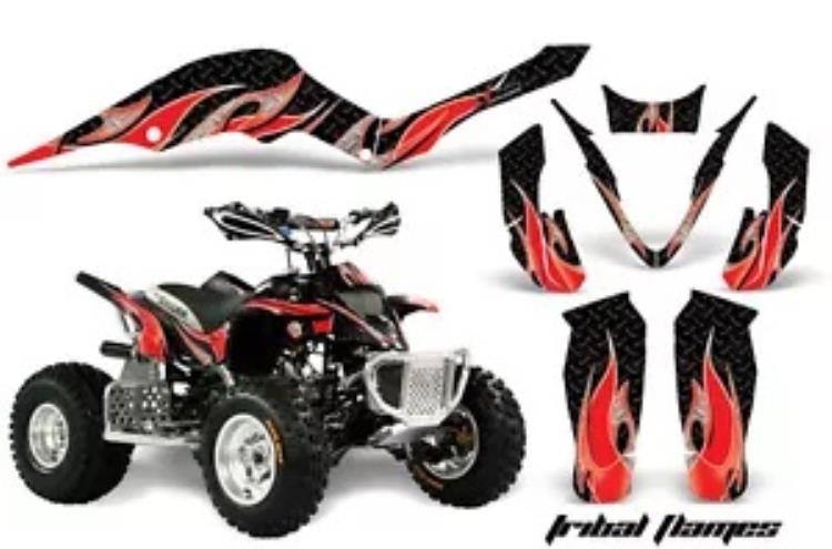 ATV グラフィックキットデカールステッカーラップ Apex プロシャーク 70/90 2006-2009 TRIBAL K R ATV Graphic Kit Decal Sticker Wrap For Apex Pro Shark 70/90 2006-2009 TRIBAL K R 【並行輸入品】