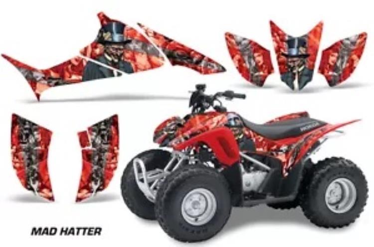 ATV グラフィックスキット クワッド デカール ステッカー ラップ ホンダ TRX90 2006-2018 HATTER SR ATV Graphics Kit Quad Decal Sticker Wrap For Honda TRX90 2006-2018 HATTER S R 【並行輸入品】