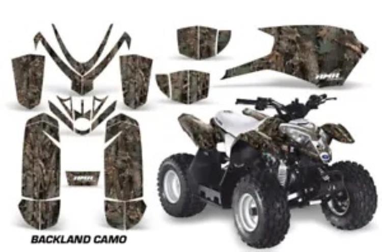ATV グラフィックス デカール ステッカー ポラリス アウトロー/プレデター 50 オールイヤーズ BCKLND CAM ATV Graphics Decals Stickers For Polaris Outlaw/Predator 50 ALL YEARS BCKLND CAM 【並行輸入品】