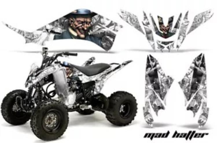 ATV デカール グラフィック キット クワッド ステッカー ラップ ヤマハ ラプター 125 全年式 MAD SW ATV Decal Graphic Kit Quad Sticker Wrap For Yamaha Raptor 125 All Years MAD S W 【並行輸入品】